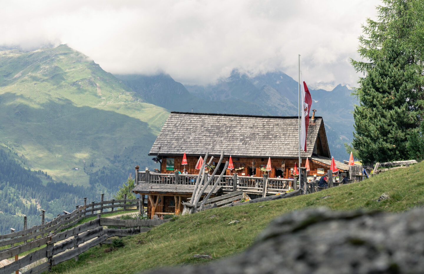 Der Hummer in den Dolomiten